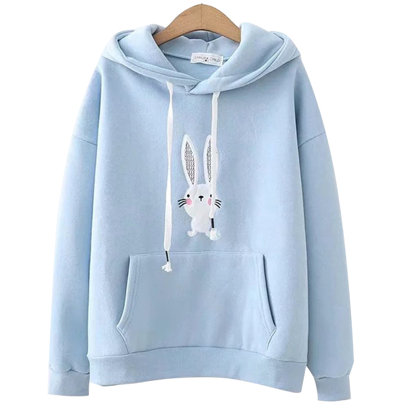 Bunny Embroidered Hoodies